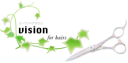 ビーワンヘアサロン vision for hair (ヴィジョン)　岩手花巻市の美容室